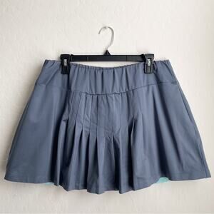 Tail Athletic Pleated Skort Skirt Bike Shorts Grey Cyan Blue Aqua XXL Annette